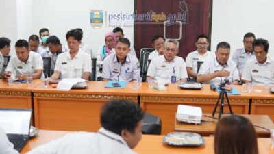 Pertemuan jajaran Pemkab Pesibar dengan BPK Perwakilan Lampung