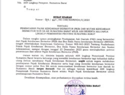 Ssst, Dengar-dengar Ada ASN Pemprov Sumbar Enggan Bayar Pajak, Sampai-sampai Gubernur Keluarkan Edaran, Isinya Tegas Banget, Baca Ya, Biar Tahu Manfaat Pajak