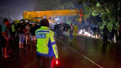 Kecelakaan Maut di Riau, Bus Bawa 45 Penumpang Masuk Jurang, Diduga Akibat Jalan Licin