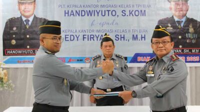 Mantan Kepala Kantor Imigrasi Kuala Tungkal Pimpin Kantor Imigrasi Kelas II TPI Biak