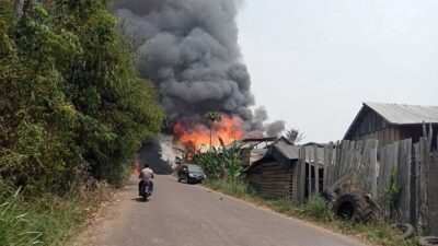 Belasan Rumah Terbakar di Desa Saut, Warga Berharap Bantuan Pemkab Musi Banyuasin
