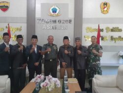 Jalin Sinergisitas, Pengurus Dewan Pimpinan Daerah LDII Asahan Silaturahim ke Kodim