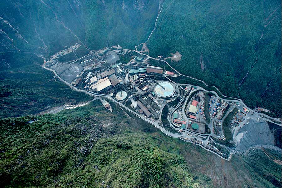 Lokasi tambang PT Freeport Indonesia di Papua
