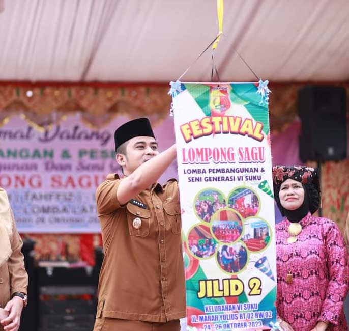 Festival Lompong Sagu II Kelurahan VI Suku kembali digelar yang dibuka Wakil Wali Kota Solok