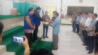 Ketua DPP Tim Pemenangan Sokhiatul Laoli Kukuhkan Koordinator Kecamatan dan Koordinator Desa di Nias Barat