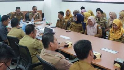 Rapat persiapan mengikuti Pekan Raya Lampung. (pemkab)