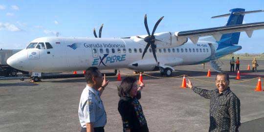 Pesawat ATR milik Garuda Indonesia. (merdeka.com)