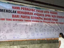 Anggota DPRD Padang Ditolak Masuk Pasar, Politisi Gerindra Angkat Bicara