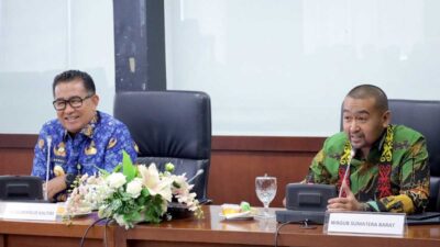 Penjabat Gubernur Kalimantan Timur, Akmal dan Wagub Sumbar, Audy Joinaldy