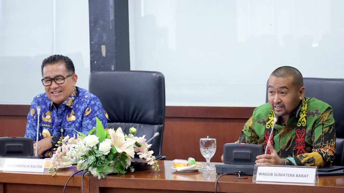 Penjabat Gubernur Kalimantan Timur, Akmal dan Wagub Sumbar, Audy Joinaldy