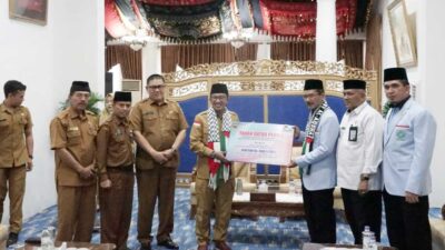 Masyarakat Tanah Datar Kirim Rp609 Juta Lebih untuk Palestina, Donasi dari Warga Masih Mengalir