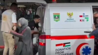 Ambulan Bantuan Masyarakat Sumbar Terus Layani Warga Gaza di Tengah Gempuran Israel