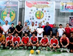 Sokhiatulo Laoli Hadiri Pembukaan Turnamen Futsal PT Herman Julius Farma Cup I