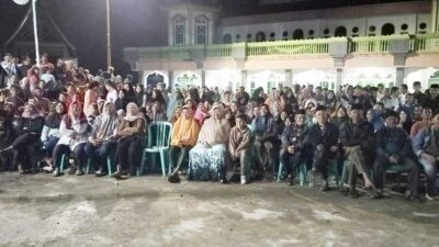 Masyarakat Sungayang yang hadiri syukuran. (prokopim)