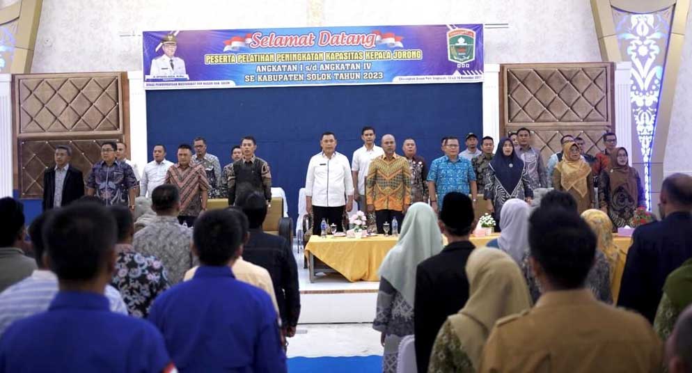 Pembukaan peningkatan kapasitas kepala jorong