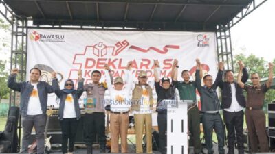 Wujudkan Pesta Demokrasi dengan Gembira, Kampanye Damai Dideklarasikan di Pesisir Barat