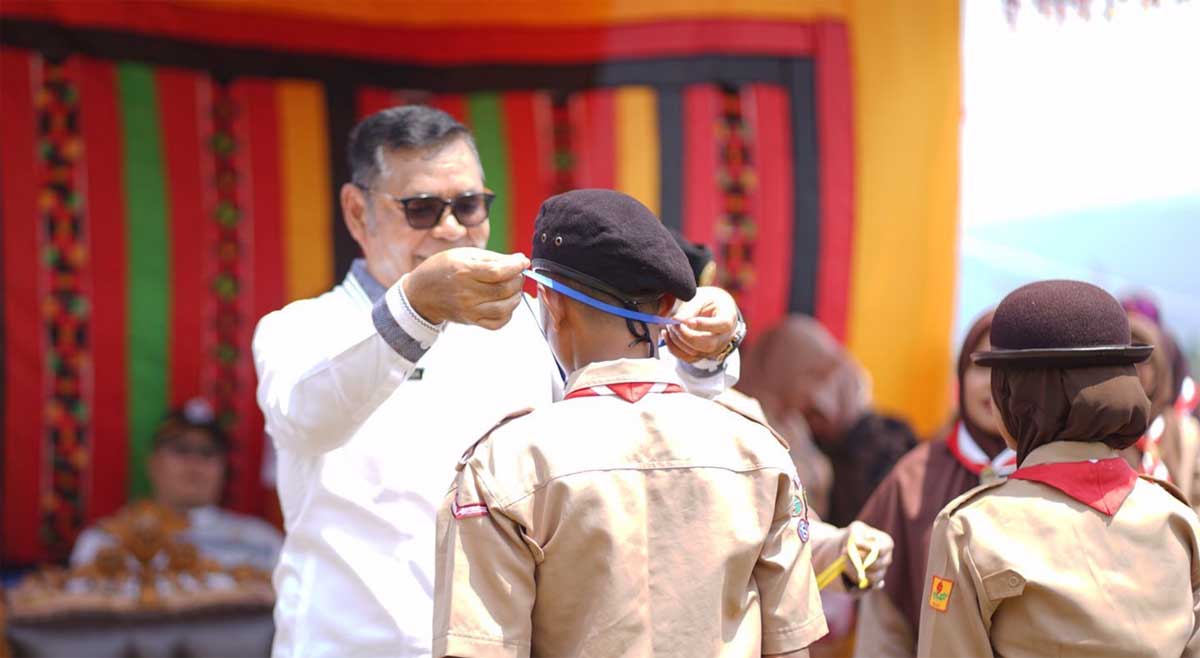 Bupati Solok kukuhkan Kwarran Pramuka Junjung Sirih