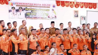 Datang Bencana Tak Bisa Dideteksi, Tim Reaksi Cepat Kota Solok Ikuti Pelatihan