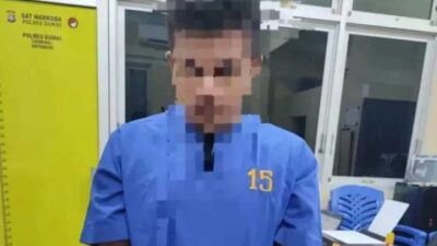 Satuan Reserse Narkoba Polres Dumai Amankan Terduga Pengedar Sabu