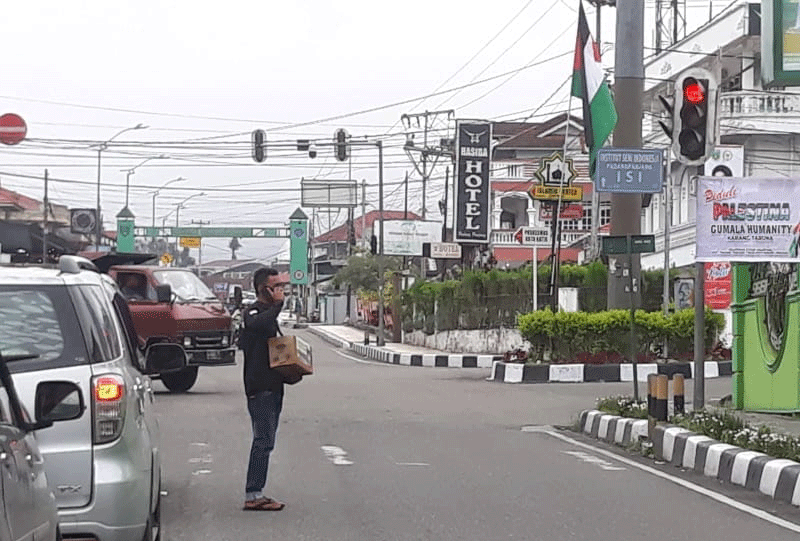 Karang Taruna Gumala galang dana untuk Palestina. (kominfo)