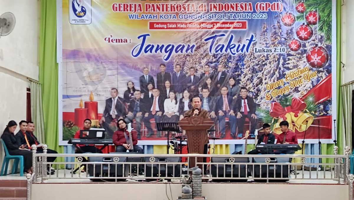 Sokhiatulo Laoli sampaikan sambutan