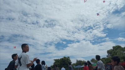 Pemerintah Desa Bagan Kuala Gelar Festival Layang-layang Laga