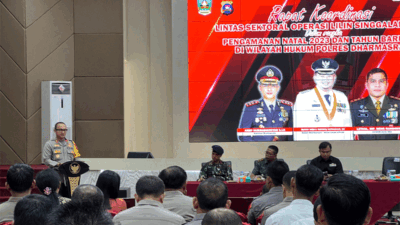 Kapolres Dharmasraya beri sambutan