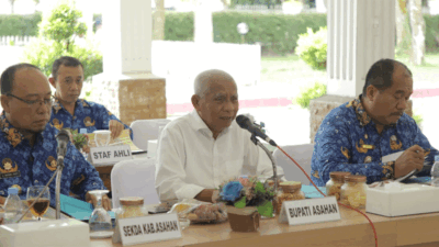 Bupati Asahan beri arahan ketika buka rakorpem