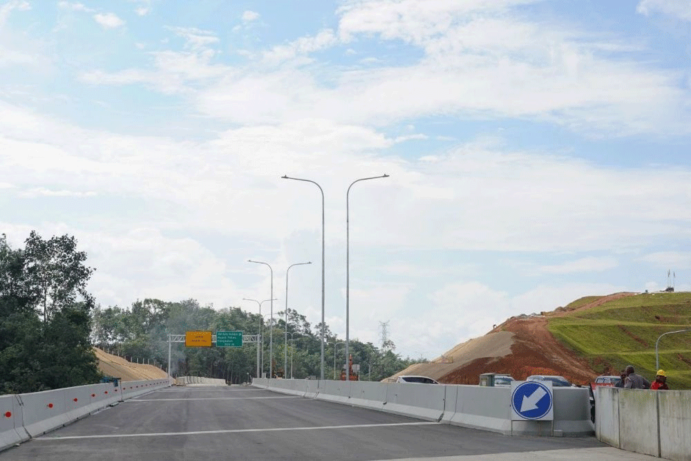 Tol yang akan fungsional dan menghubungkan Riau ke Sumbar. (riau.go.id)