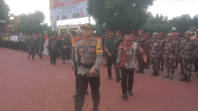 Wakapolres Asahan Pimpin Apel Pasukan Operasi Lilin Toba 2023