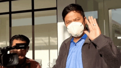 Andri Putra keluar dari Rutan Sialangbungkuk. (detikcom)