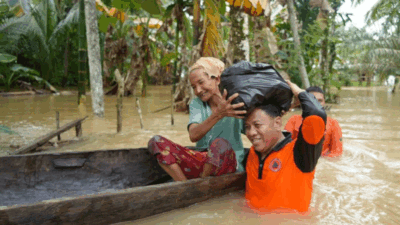 25 Ribu Kepala Keluarga Terdampak Banjir di Kuantan Singingi
