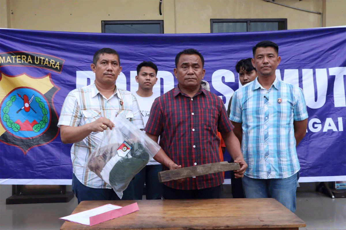 Barang bukti yang diamankan polisi