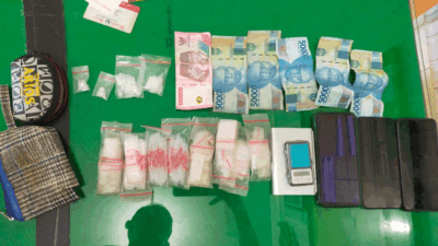 Barang bukti yang diamankan polisi