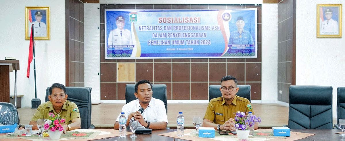 Sosialisasi netralitas ASN dalam pemilu.