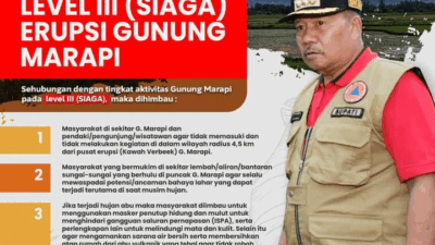 Imbauan Bupati Agam terkait status Gunung Marapi