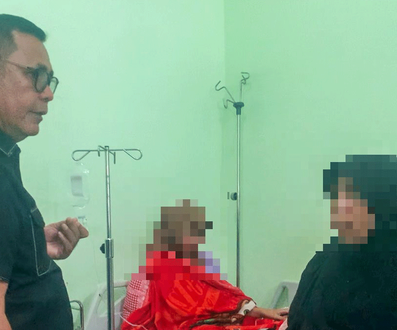 Bupati Epyardi Asda dialog dengan keluarga korban
