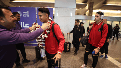 Pemain timnas disambut Duta Besar Indonesia untuk Qatar. (pssi)