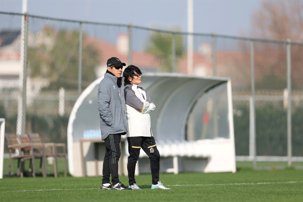 Shin Tae-yong dan Choi Ju-young. (pssi)