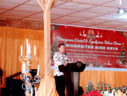 Yayasan Universitas Nias Raya Gelar Natal dan Syukuran Tahun Baru, Sokhiatulo Laoli: Anak-anak Nias Tak Harus ke Luar Daerah