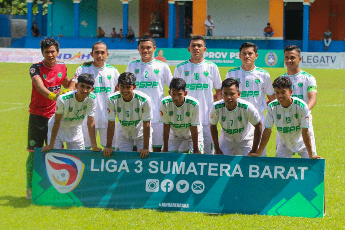 Para pemain yang memperkuat PSPP di Liga 3 Sumbar. (kominfo)
