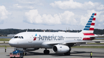 Sebuah pesawat American Airlines. (sindonews)