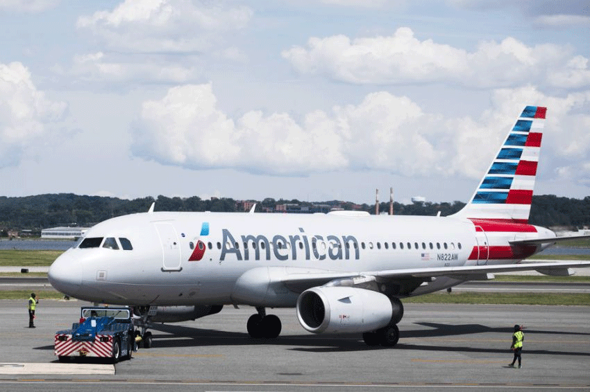 Sebuah pesawat American Airlines. (sindonews)