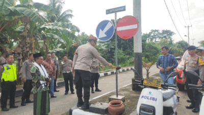 Jalan Markas Komando Polres Dharmasraya Bernama Tantya Sudhirajati, Ini Maknanya