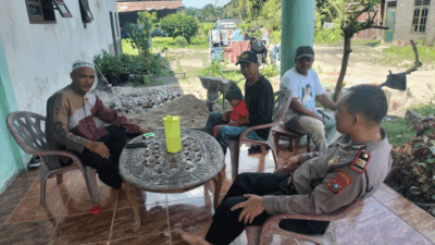 Kapolsek Firdaus Sambangi Ketua MUI Kecamatan Sei Bamban dan Sei Rampah