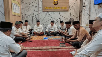 Masuki Tahun Baru, Polsek Sanga Desa Gelar Yasinan Bersama