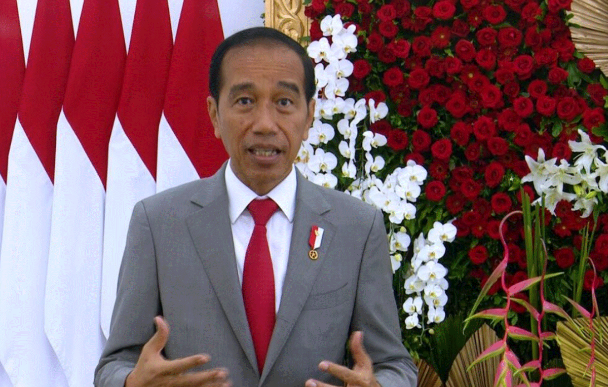 Presiden Joko Widodo menyampaikan keterangan di Istana Kepresidenan Bogor, Jumat (26/1/2024). (BPMI Setpres)