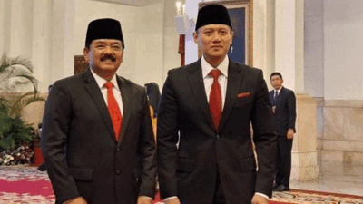 Hadi Tjahjanto dan Agus Harimurti Yudhoyono