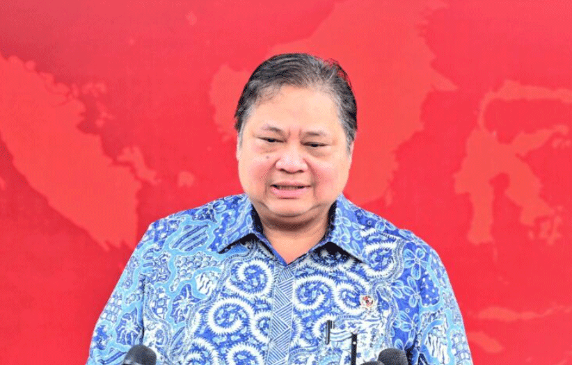 Menteri Koordinator Bidang Perekonomian Airlangga Hartarto menyampaikan keterangan pers di Kompleks Istana Kepresidenan, Jakarta, Selasa (27/2/2024).(BPMI Setpres/Vico)