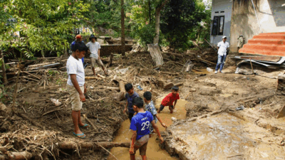 Nagari Barulak Dihantam Banjir Bandang, Pemkab Tanah Datar Minta Bantuan BNPB